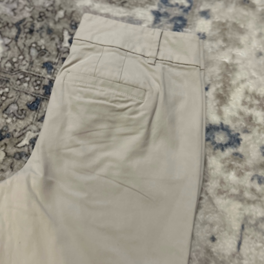 LOFT Beige Cropped Chino Pants - Picture 7 of 11